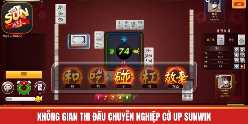 Không gian thi đấu chuyên nghiệp Cò Up Sunwin